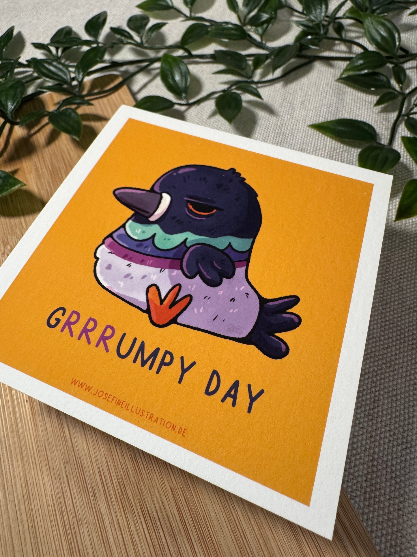 Gurrrdrun - Grrrumpy Day - Mini Kunstdruck