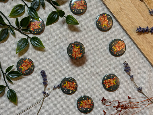 Abenteuerlust Button Größe M