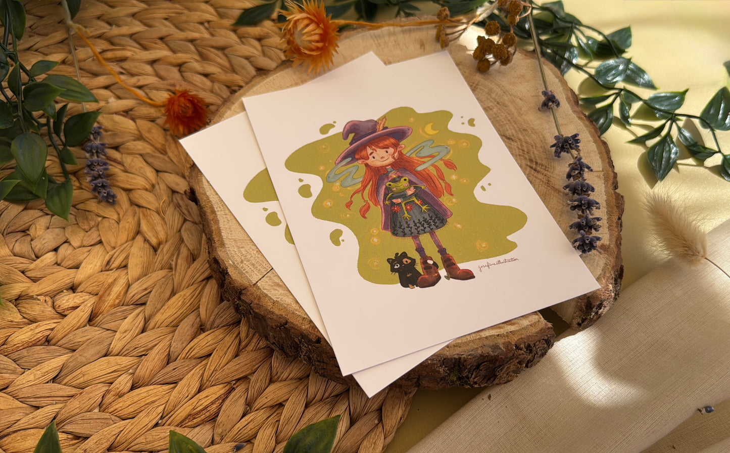 Kiki Katzenwunder - Postkarte