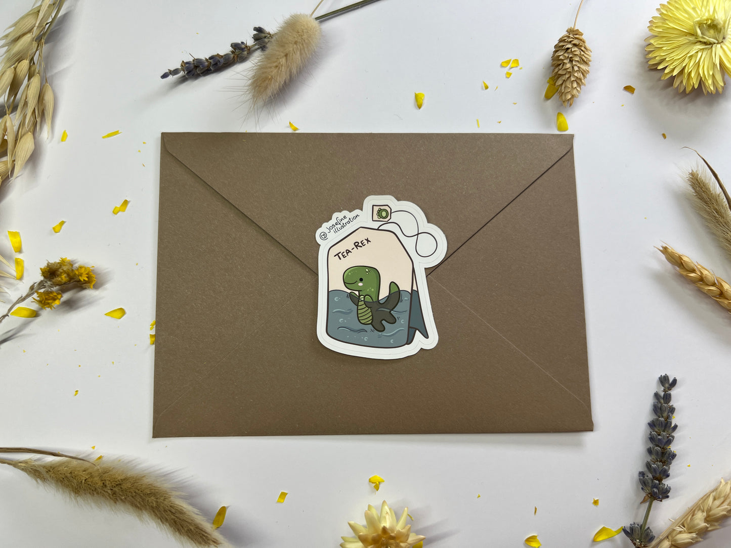 Tea-Rex - Süßer Vinyl Sticker
