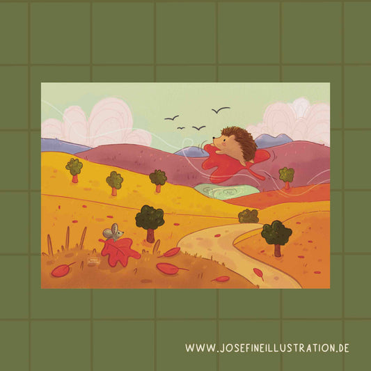 Kunstdruck - Herbstwind
