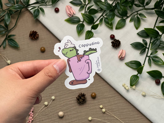Cappudino - Süßer Vinyl Sticker
