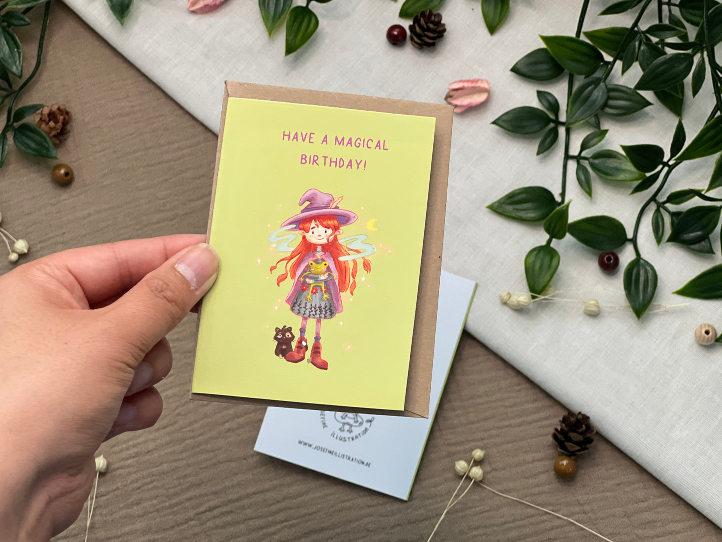 Have a magical birthday - Grußkarte für Geburtstag, liebe Grüße