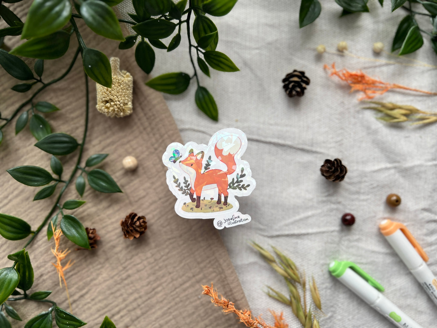 Findus der Fuchs - Süßer Vinyl Sticker