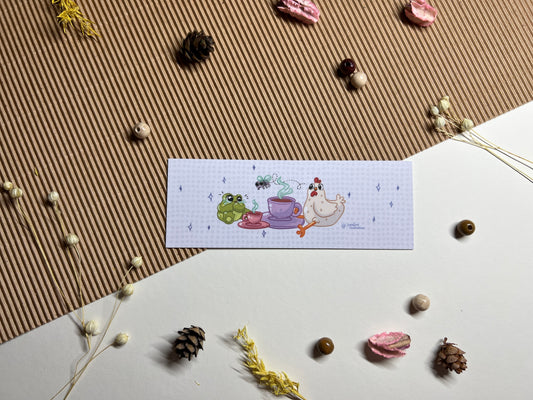 Kaffeekränzchen- Süßes Lesezeichen