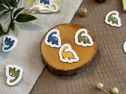 Kleine Dino Bande- Süßer Vinyl Sticker Matt