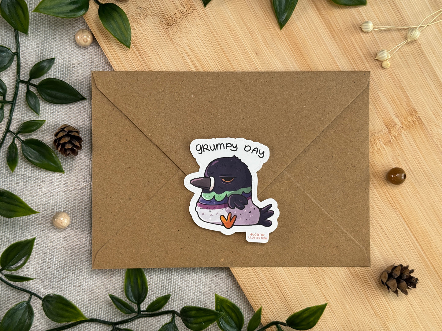 Gurrdrun Grrumpy| Grumpy Day  -  Süßer Vinyl Sticker