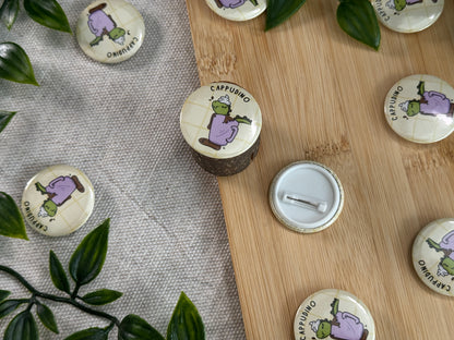 Cappudino Button Größe M