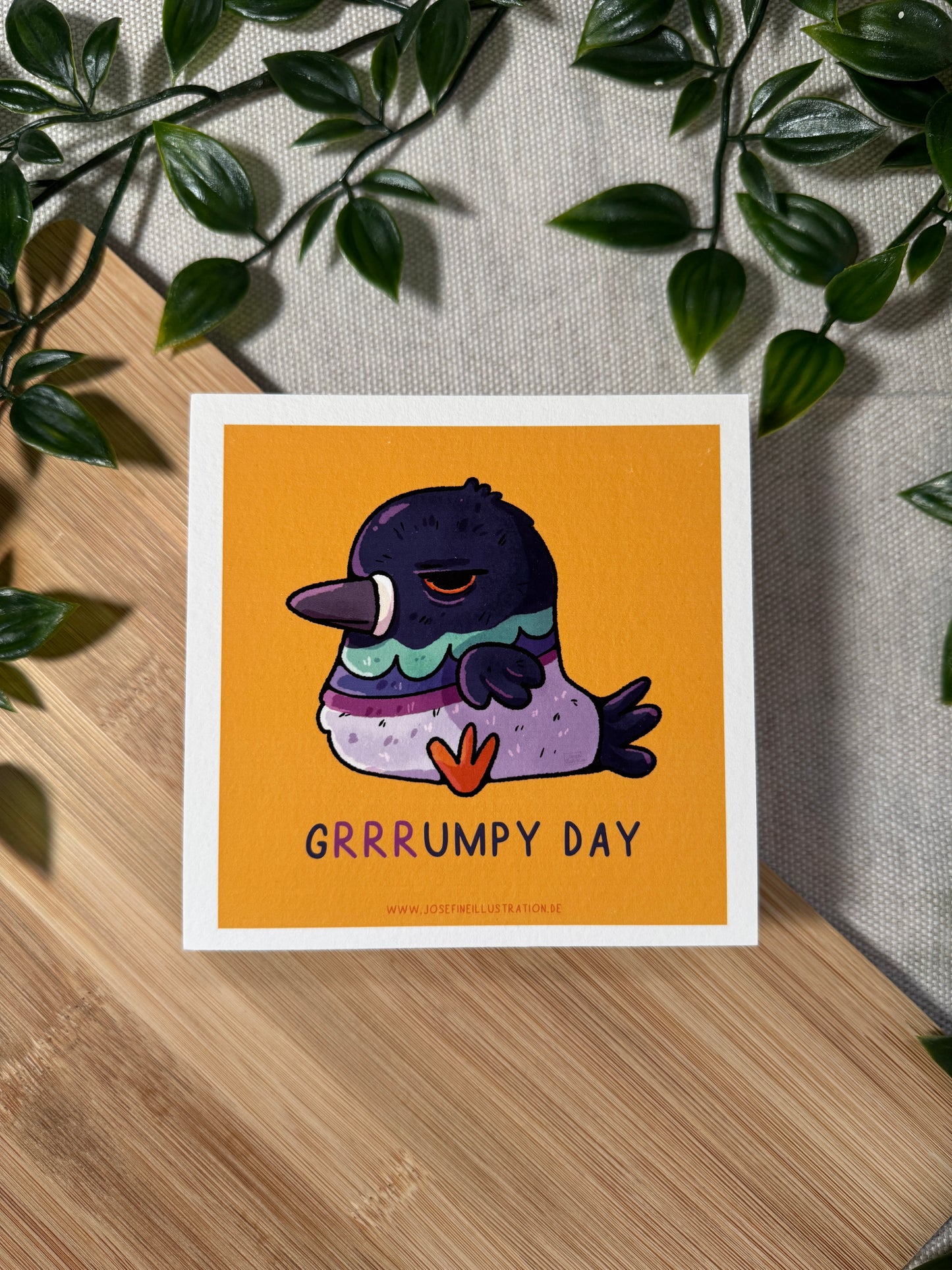 Gurrrdrun - Grrrumpy Day - Mini Kunstdruck