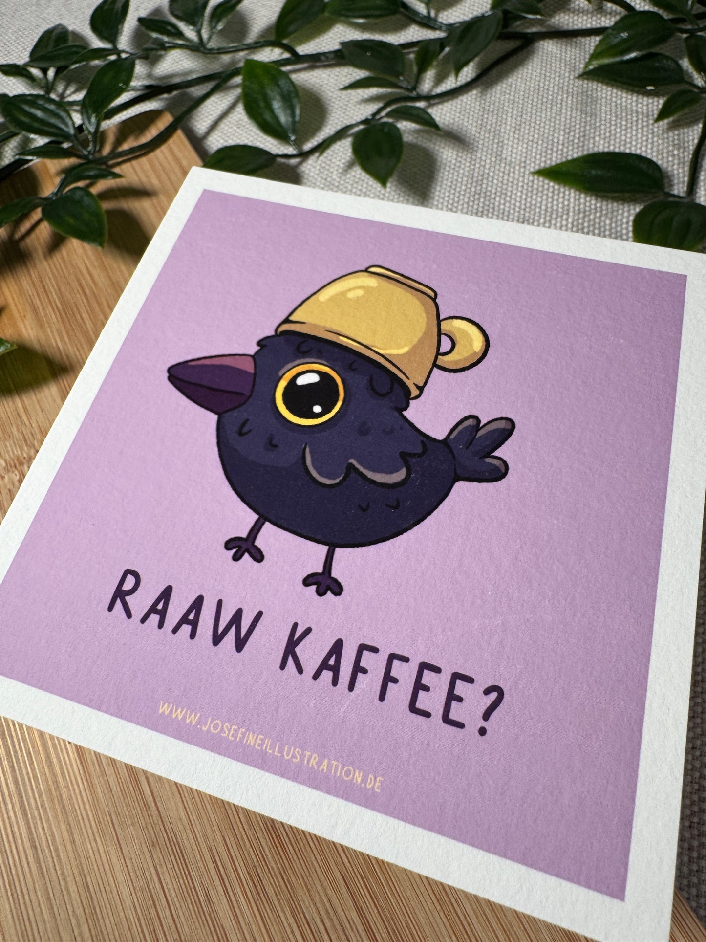 Raaw Kaffee - Mini Kunstdruck