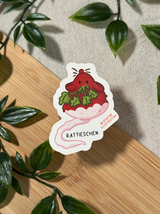 Rattieschen - Süßer Sticker