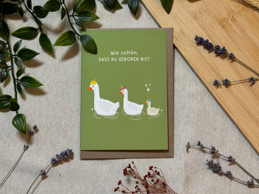 Wie schön, dass du Geboren bist - Karte