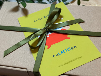 Es ist Zeit zum reLACHen - Lustige Karte