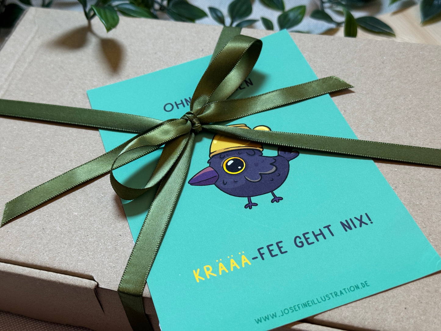 Ohne meinen KRÄÄÄ-fee geht nix! - Lustige Karte