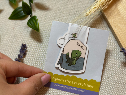 Tea-Rex - Magnetisches Lesezeichen