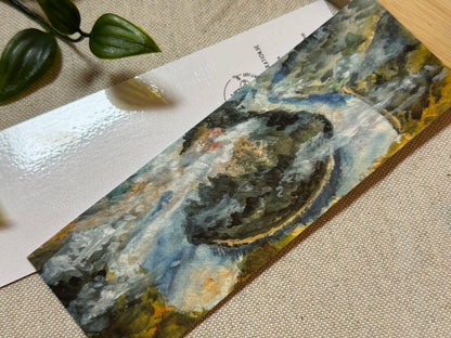 Saarschleife - Aquarell-Optik Lesezeichen