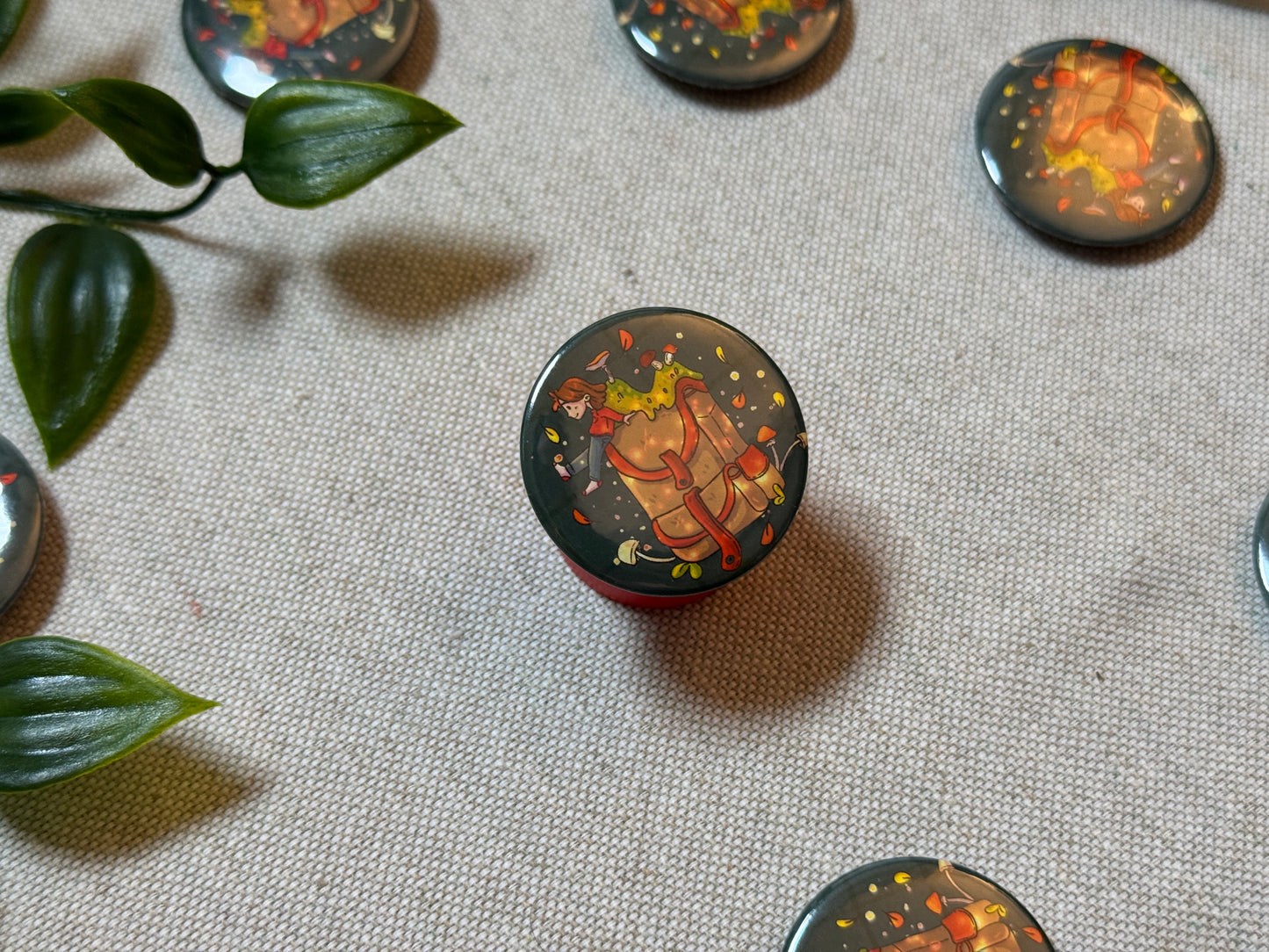 Abenteuerlust Button Größe M