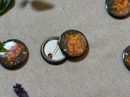 Abenteuerlust Button Größe M