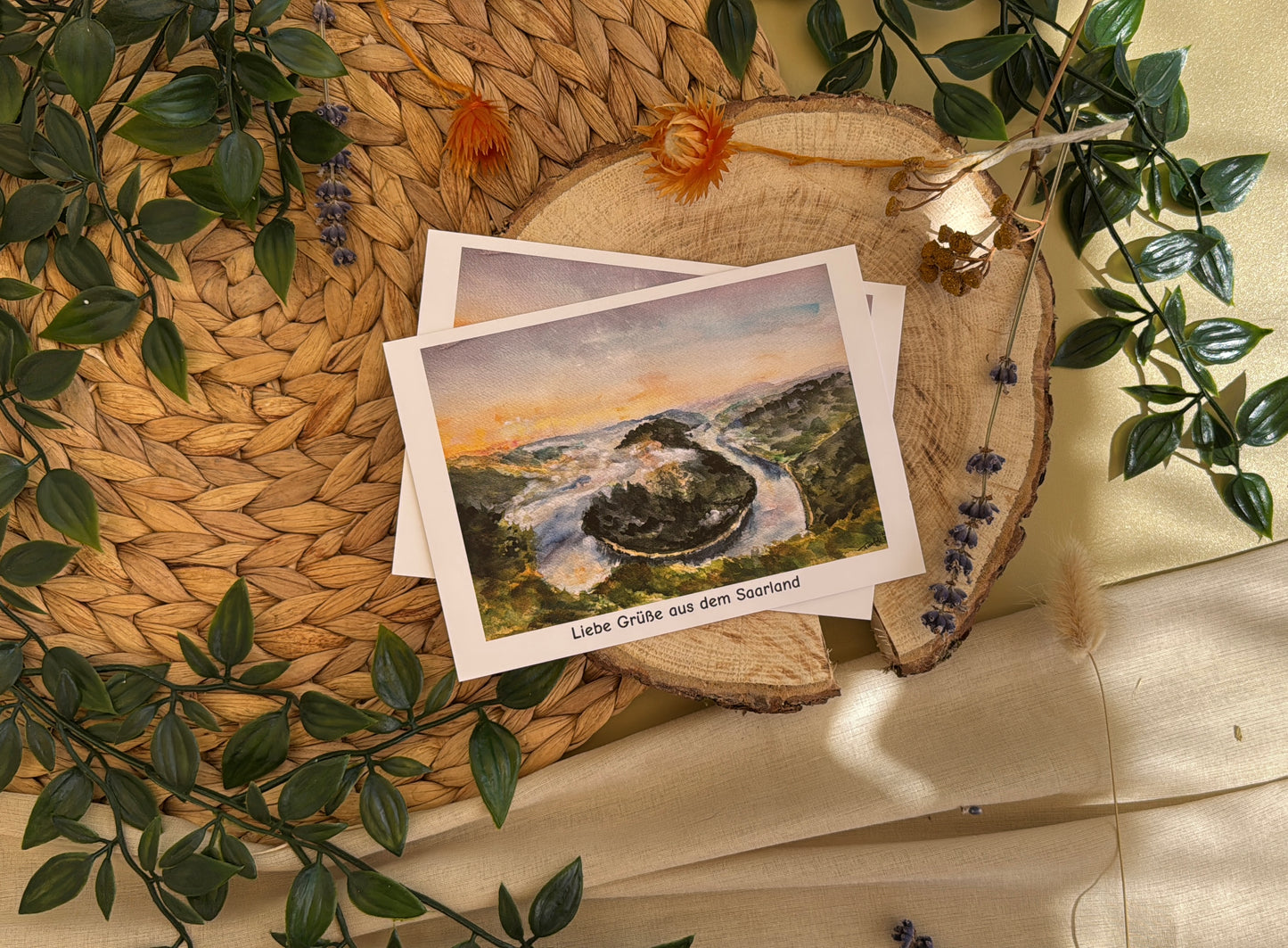 Saarschleife - Postkarte