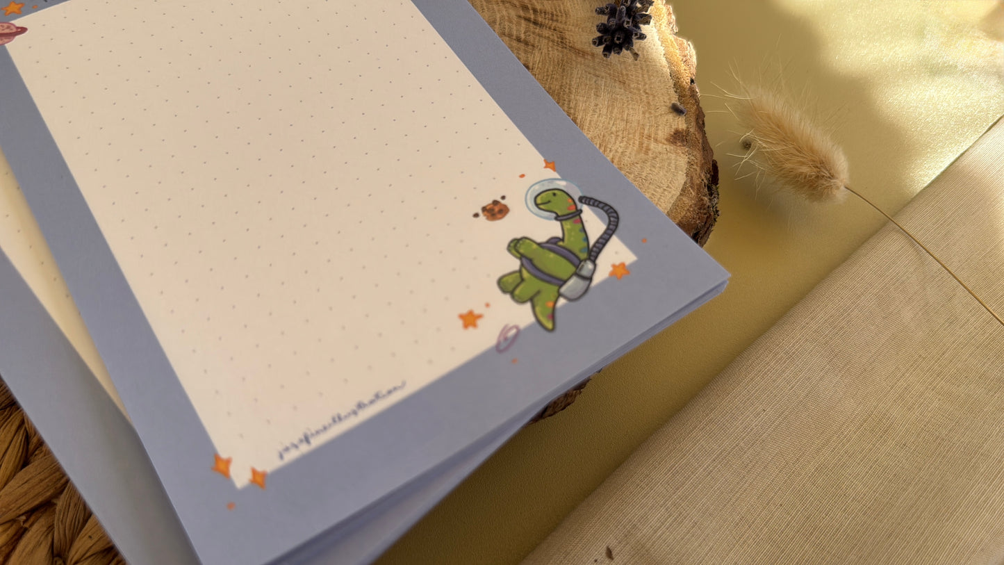 Heute wirds Dino-tastisch voll - Notizblock 25 Seiten