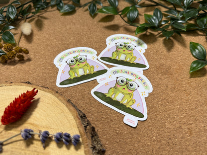 MotivationsSticker Karl der Frosch