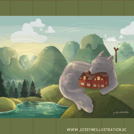 Kunstdruck - Morgendämmerung