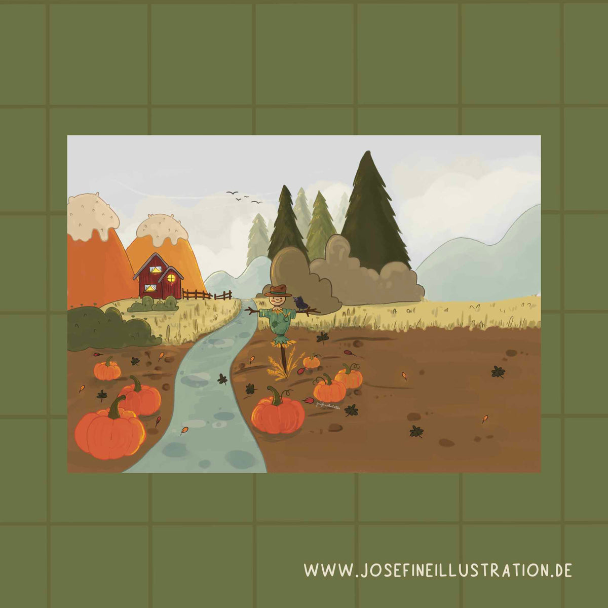 Kunstdruck - Herbstgeflüster
